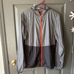 Eddie Bauer Hooded Full Zip Windbreaker
